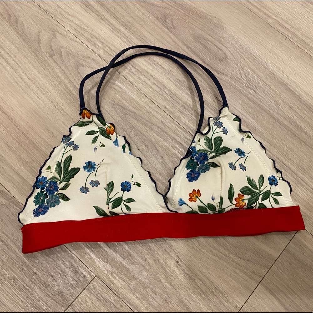 Floral H&M bikini top